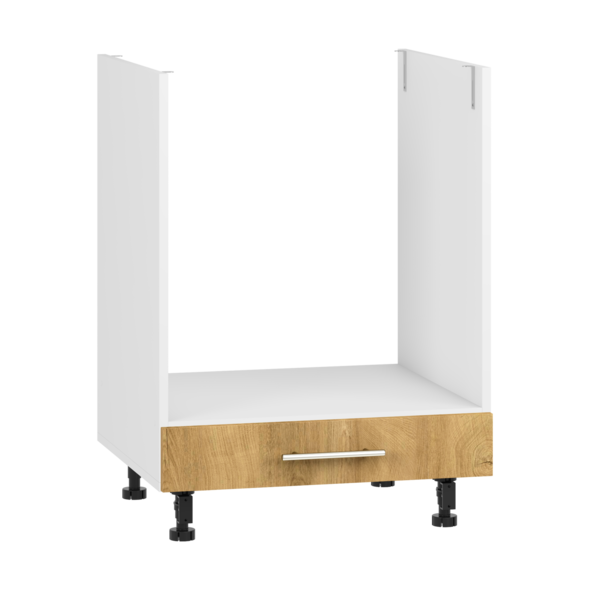 VENTO DP-60/82 cargo cabinet, color: white / honey oak