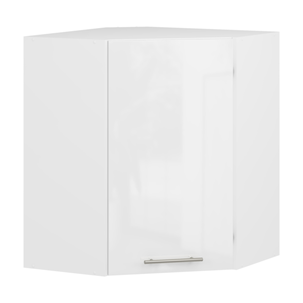 VENTO GN-60/72 corner top cabinet, color: white