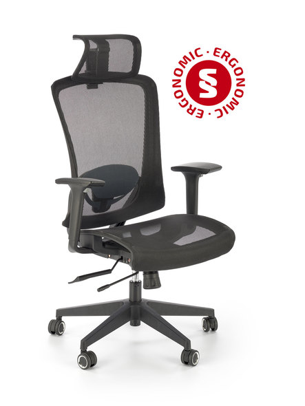 GOLIAT fotel gabinetowy czarny