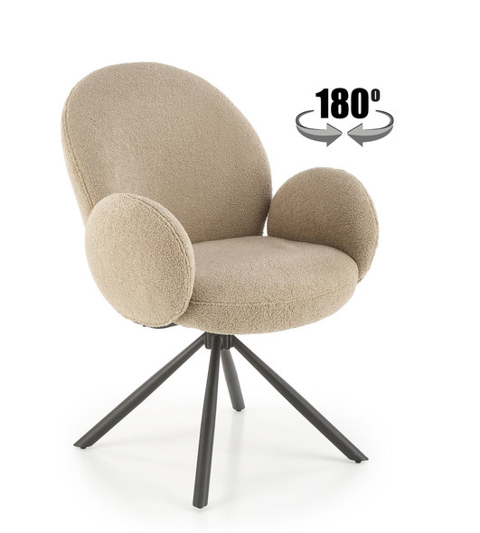 K498 krzesło cappucino