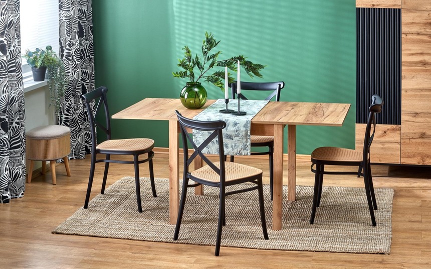 GRACJAN table, craft oak