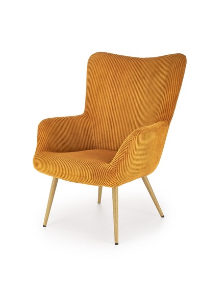 AMARO leisure chair, mustard