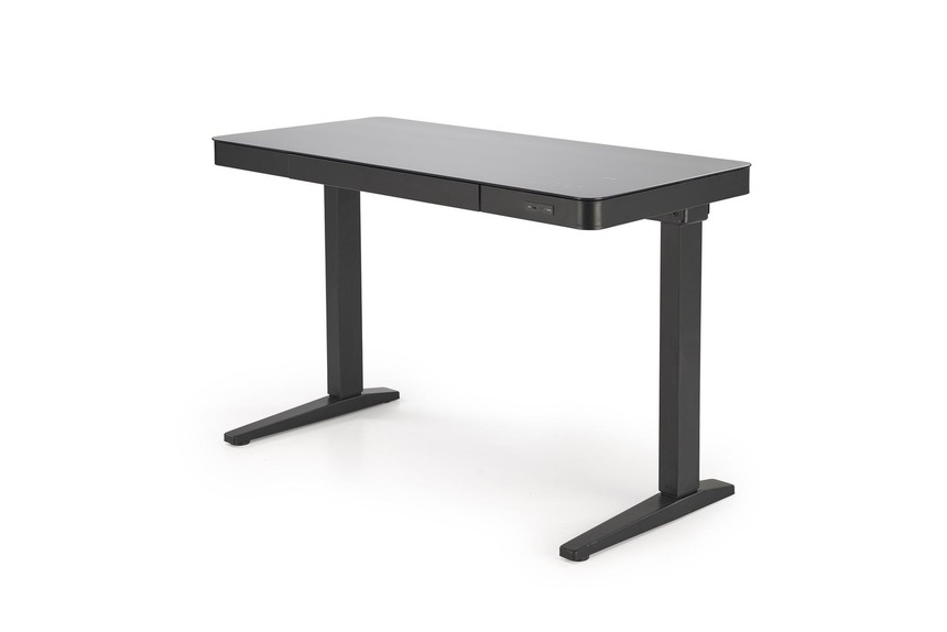 B52 biurko biurko z funkcją regulacji wysokości, czarny
