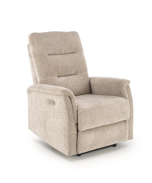 JAMAL recliner, color: beige