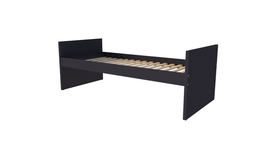 VERSO BAZA, bed, anthracite