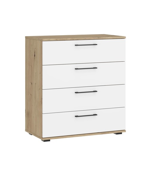 FORMO system szaf modułowych - KOMODA KM-1 dąb artisan/biały (1P=1SZT)