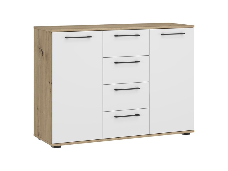 FLEX - KM-2 chest for the MODULAR WARDROBE SYSTEM - artisan oak / white