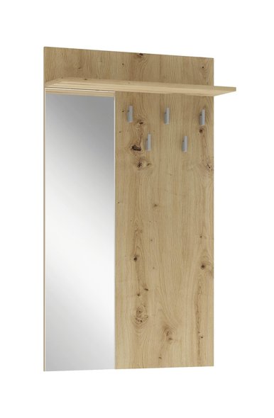 LIMA PR-1 wieszak z lustrem dąb artisan