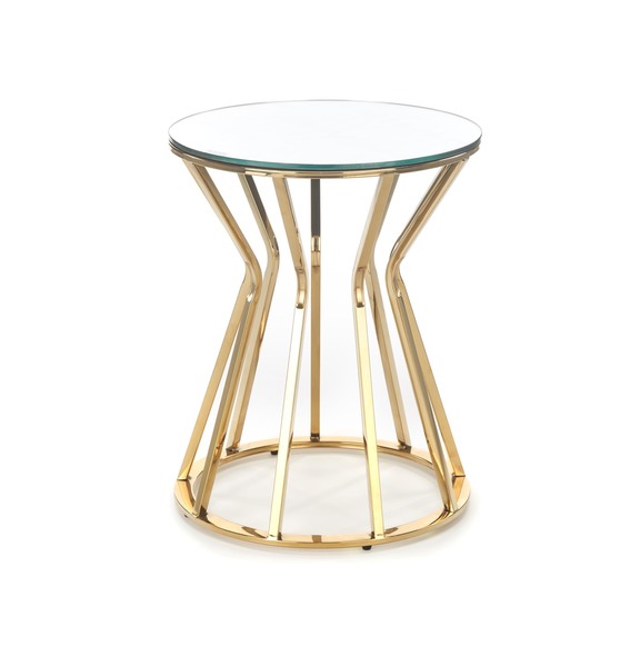 AFINA S, coffee table, mirror / gold