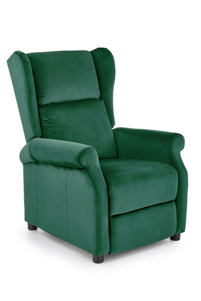 AGUSTIN recliner, color: dark green