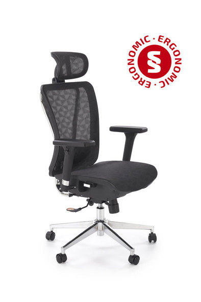 VIXEN fotel gabinetowy czarny (1p=1szt)