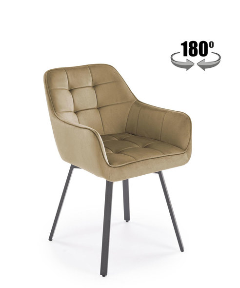 K588 swivel chair, beige