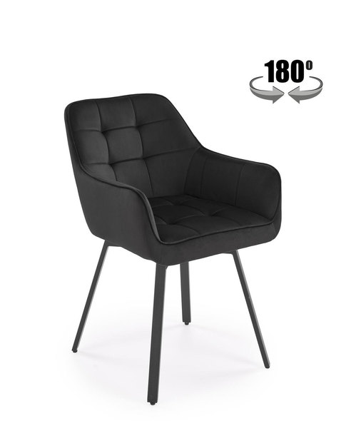 K588 swivel chair, black