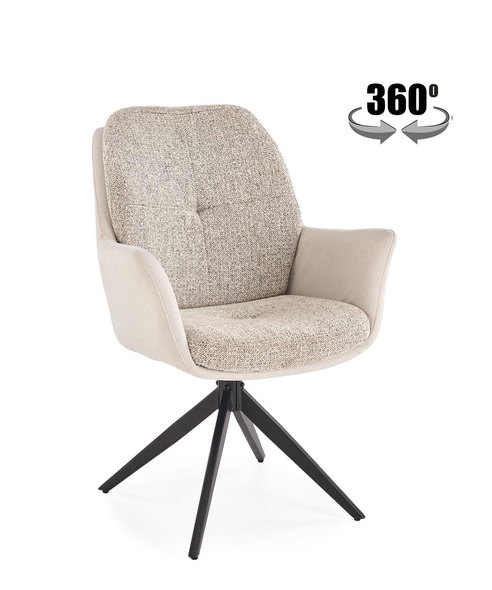 K591 swivel chair, light grey