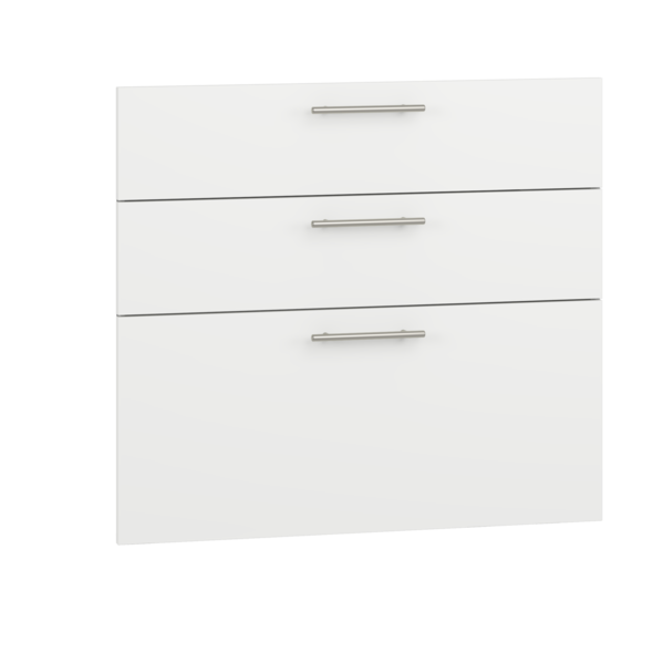 VENTO D3S_H-80/82 fronts, color: white matt