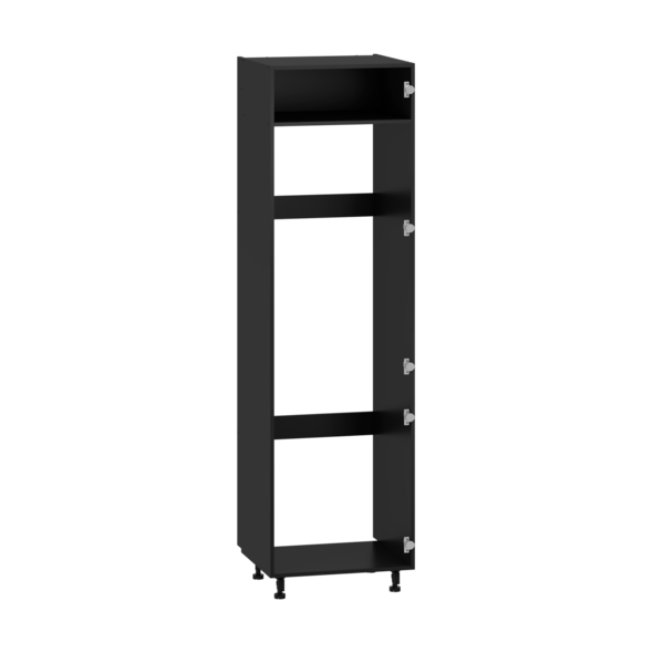 VENTO DL-60/214 carcass, high lower cabinet for a built-in refrigerator black