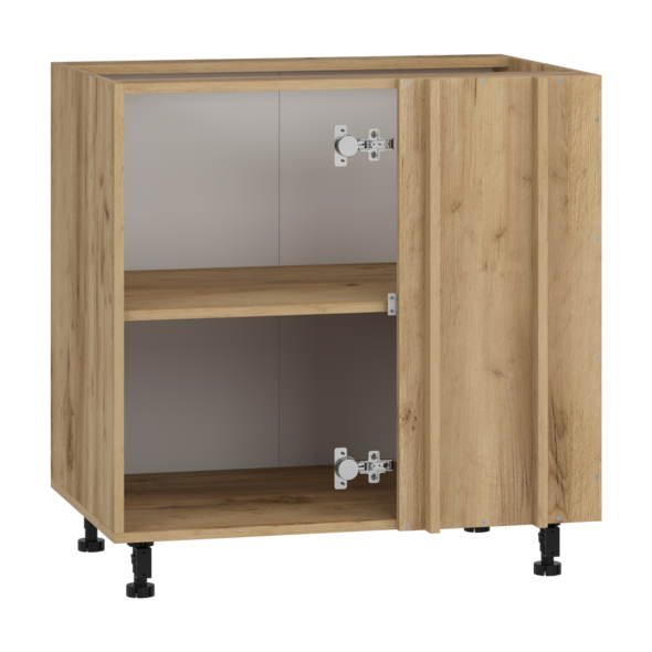 VENTO DN-100/82 carcass, corner lower cabinet craft oak