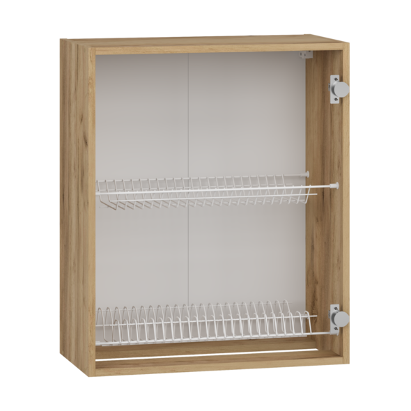 VENTO GC-60/82 carcass, upper cabinet with drainer craft oak