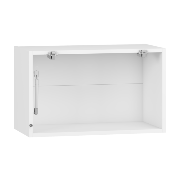 VENTO GO-60/36 carcass, upper hood cabinet with glass white