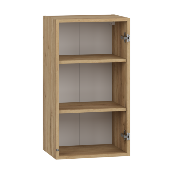 VENTO GV-40/72 carcass, upper cabinet with glass craft oak