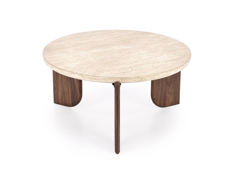 MAMBO c.table travertine / walnut