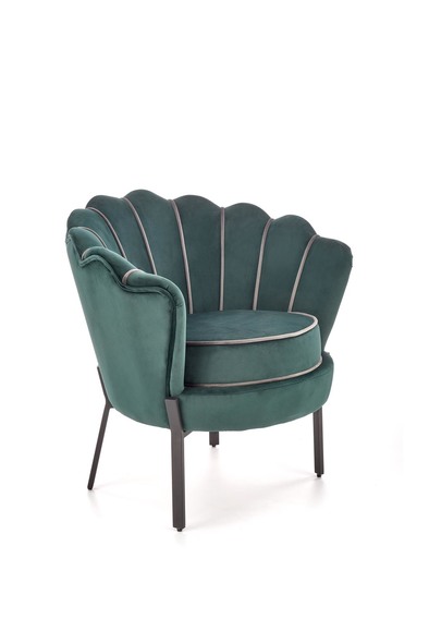 ANGELO leisure armchair dark green/ black