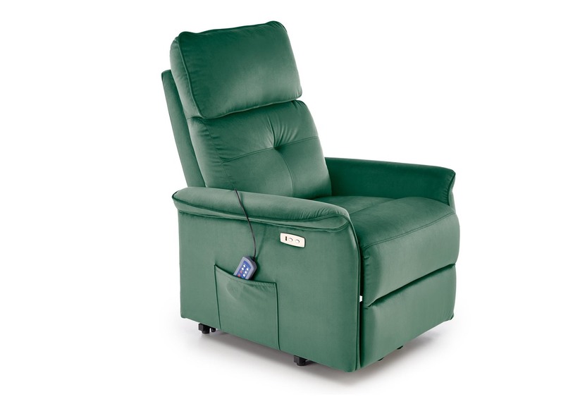 SEMIR 2 leisure chair, dark green