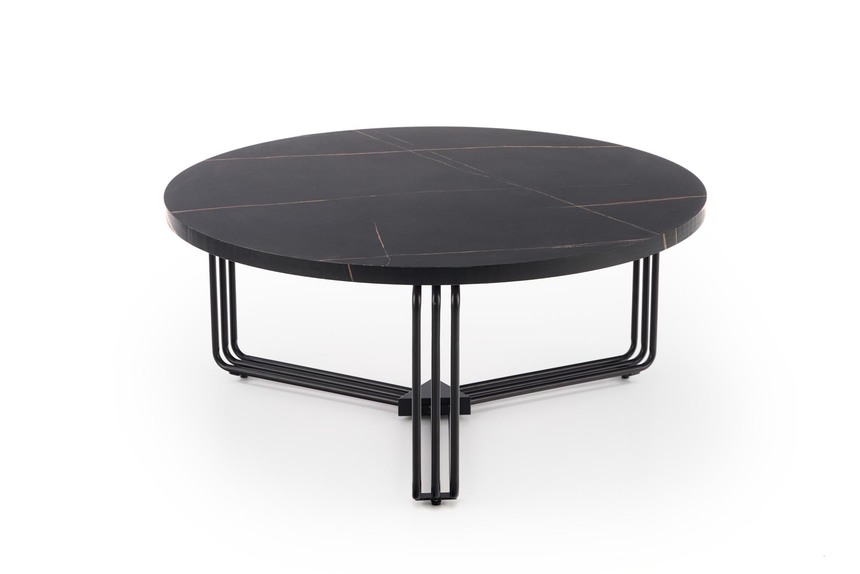 ANTICA c. table,  black marble table top - black frame