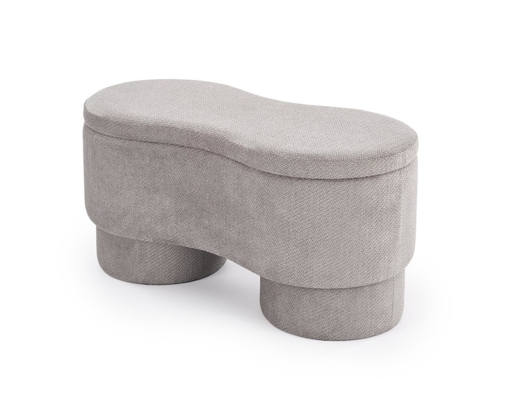 VIVA bench with storage function, grey