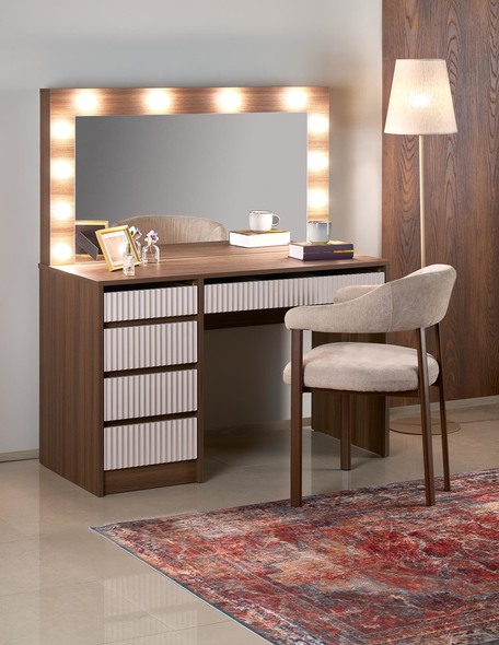 HOLLYWOOD 2 XL color: cashmere / walnut