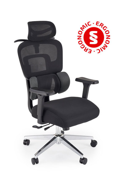 BOOSTER fotel gabinetowy czarny (1p=1szt)