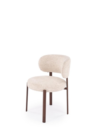 K605 chair, l.beige / walnut