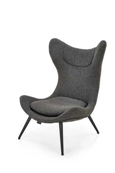 ATLANTIS leisure armchair dark grey/ black