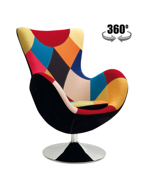 BUTTERFLY chair color: multicolored