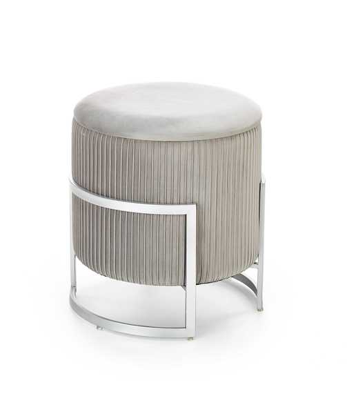 CRICKET pouffe color: light grey
