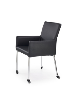 K256 krzesło na kółkach czarne (2p=2szt)