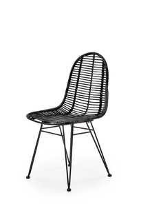 K337 krzesło rattan czarny (2p=1szt)