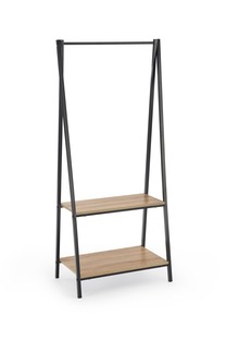 Zdjęcie do “NARVIK WU1 wieszak czarny / dąb sonoma (1p=1szt)”.