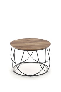 Zdjęcie do “NUBIRA ława stelaż - czarny, blat - orzechowy (1p=1szt)”.