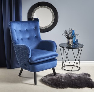 Zdjęcie do “RAVEL l. chair, color: dark blue”.
