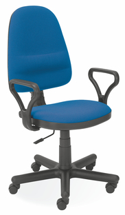 BRAVO krzesło biurowe C-6 (1p=1szt) niebieski