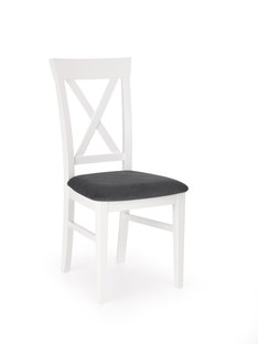 BERGAMO krzesło biało-popielate (1p=2szt)