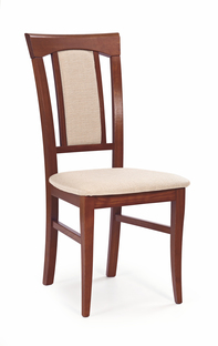 KONRAD krzesło czereśnia ant. II / tap: MESH 1 (1p=2szt)