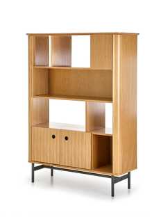 Zdjęcie do “SMART regał REG-2 dąb naturalny/czarny (1p=1szt)”.