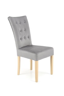 VERMONT krzesło dąb miodowy / tap: MONOLITH 85 (popiel)