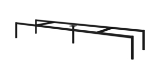 Zdjęcie do “Stelaż pod meble, dł. 144 cm, czarny”.