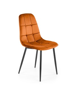 K417 krzesło cynamonowy velvet (1p=4szt)