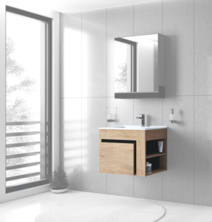 Zdjęcie do “DUESA Szafka pod umywalkę 60/1S dąb złoty”.