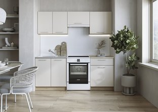 Zdjęcie do “MARIJA 200 kuchnia zestaw korpus: dąb cremona, fronty: kaszmir”.