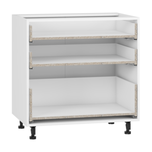 VENTO D3S_H-80/82 carcass, lower cabinet with drawers white